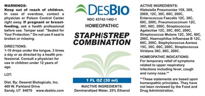 DSRT0746 Staph Strep Combination 7-12-19.jpg Staph/Strep Combination - DSRT0746 Staph Strep Combination 7 12 19